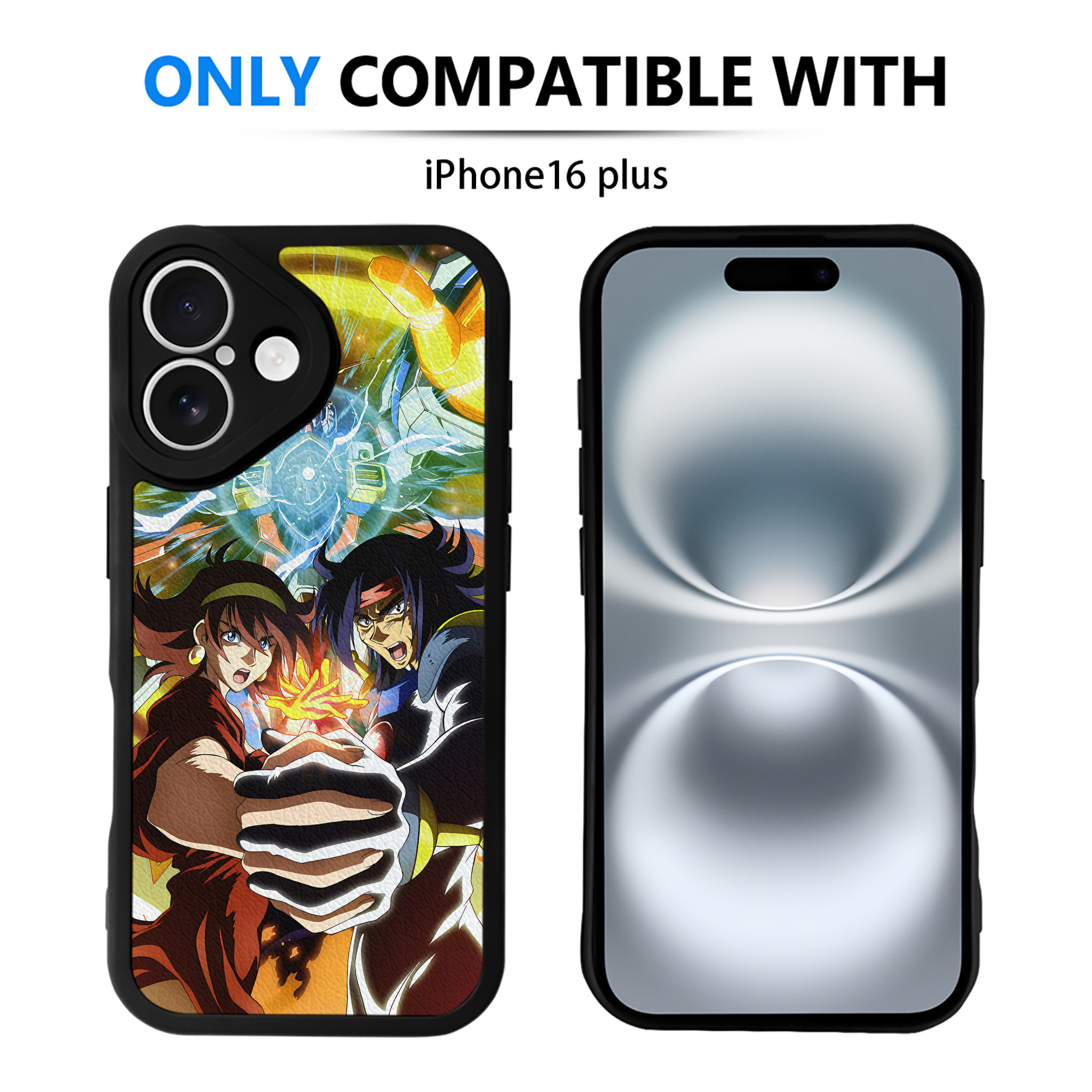 （画像用） 機動戦士ガンダム Mobile Suit Gundam 【iPhone 16シリーズ対応】シリコンスマホケース（レザー調） 材質：シリコン